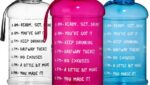 Half Gallon Motivational Water Bottle
