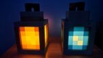 Pixelated Minecraft Lanterns