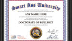Smart Ass University Diploma