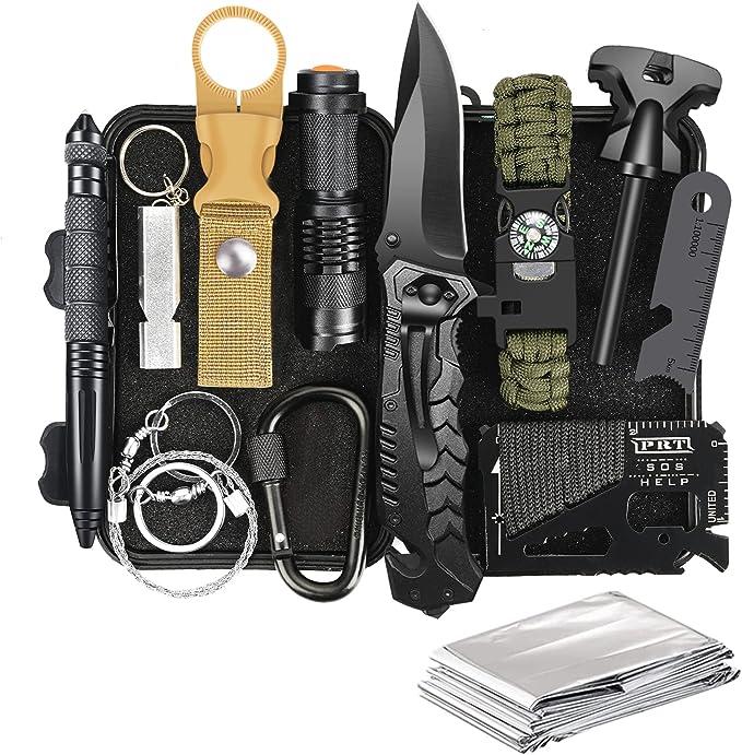 11-In-1 Survival Gear Kit