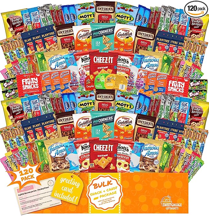 Snack Box Care Package (120 Count)