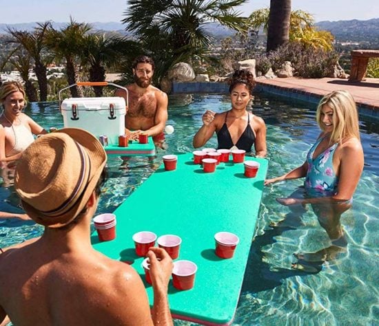 Floating Beer Pong Table