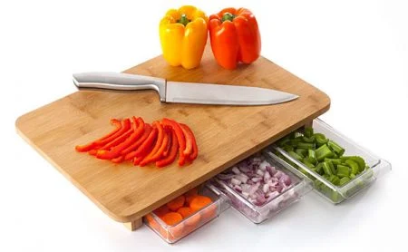 One Stop Chop Cutting Board