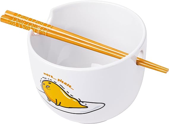 Gudetama Lazy Egg Ramen Ceramic Bowl