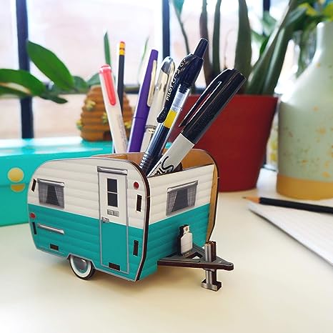 Vintage Camper Pencil Holder